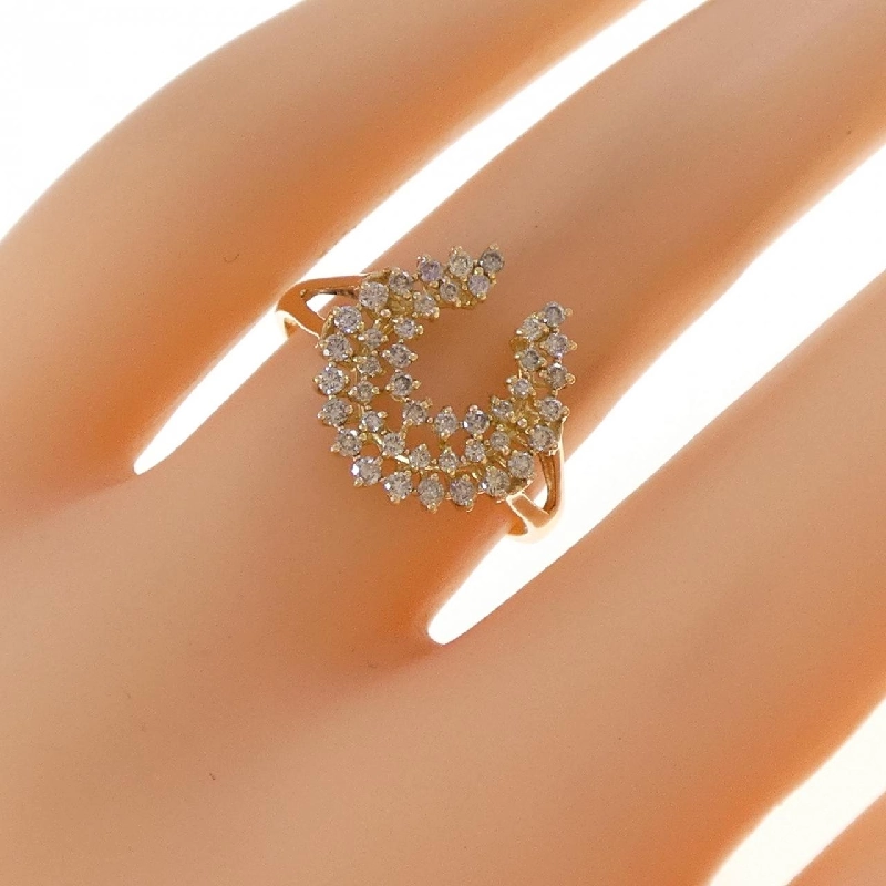 Nhẫn kim cương K18YG 0.30CT 666479