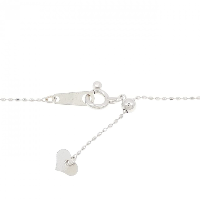 K18WG Dây chuyền kim cương hình chữ thập - Hàng hiệu Authentic 864195