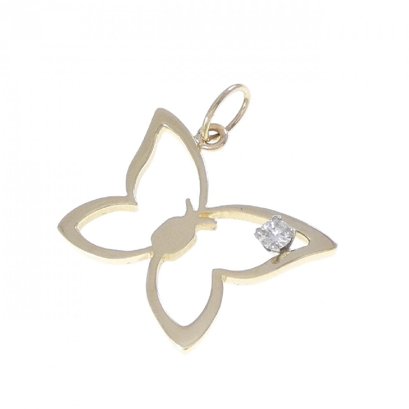 Mặt dây chuyền kim cương bướm 14KYG/14KWG - Hàng hiệu Authentic 865995