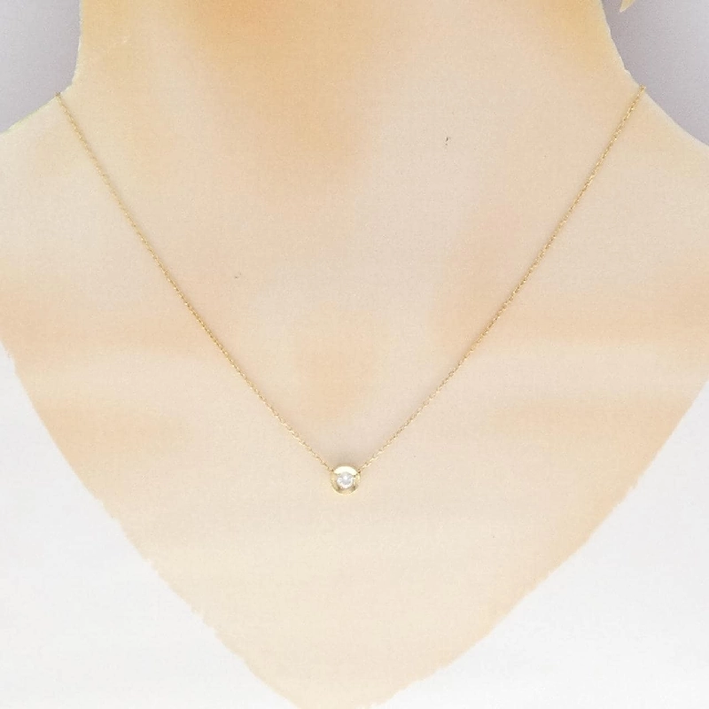 Dây chuyền kim cương K18YG 0.11CT - Hàng hiệu Chính hãng 859597