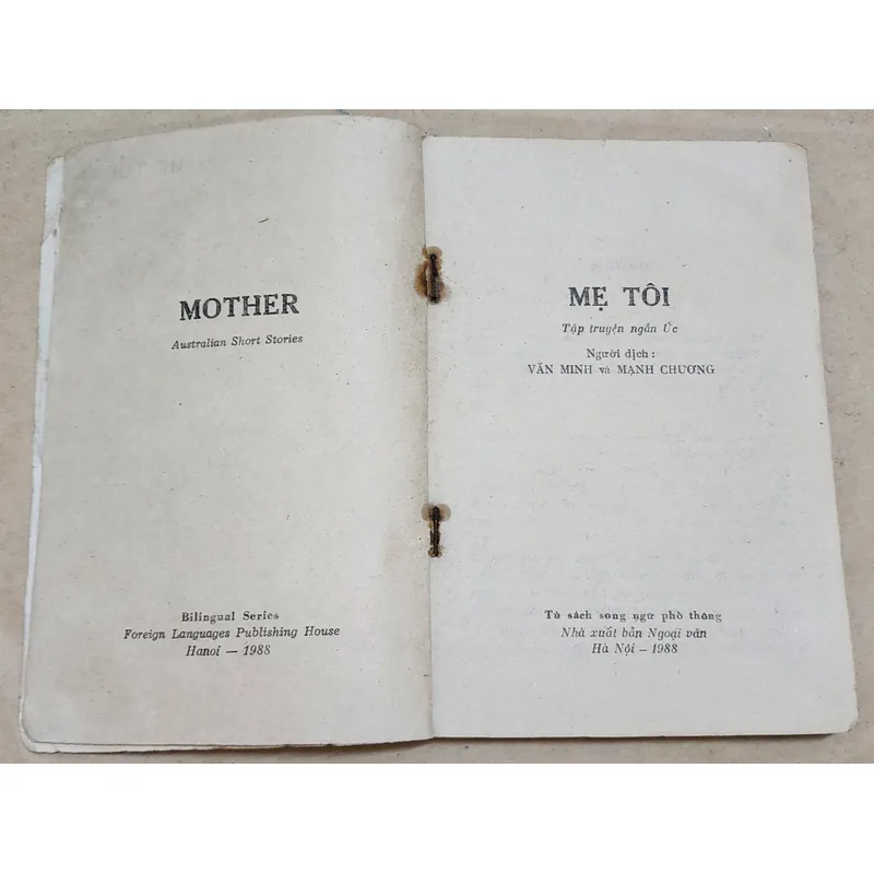 Truyện ngắn Úc | song ngữ Anh - Việt 735326