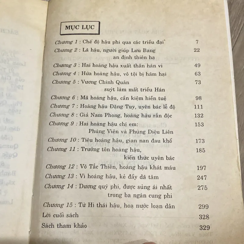 HẬU PHI TRUYỆN (TRUYỆN CÁC HOÀNG HẬU VÀ PHI TẦN TRUNG HOA), XB 1996 995912