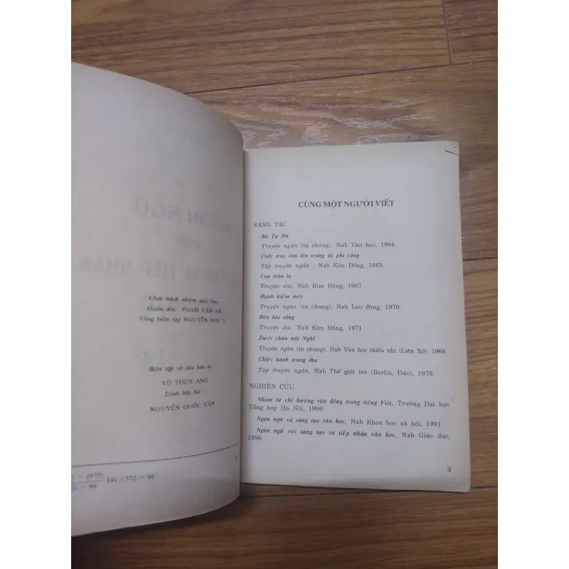 Sách: Ngôn ngữ với sáng tạo và tiếp nhận văn học - TG: Nguyễn Lai 728882