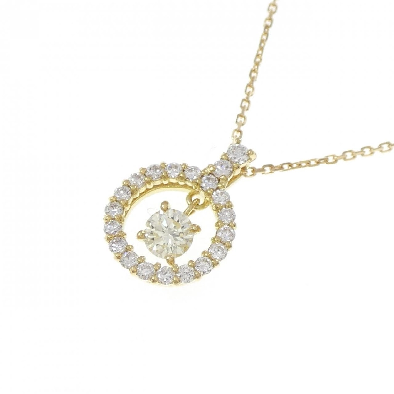 K18YG Dây chuyền kim cương 0.217CT - Hàng hiệu Chính hãng 856569