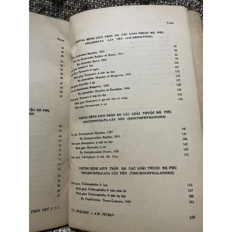 Nguyên lý môn giun tròn thú y 2; 200 trang khổ lớn  1009223