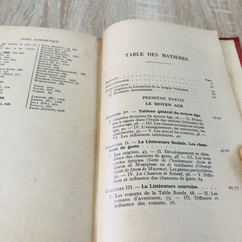 HISTOIRE DE LA LITTÉRATURE FRANÇAISE 971145