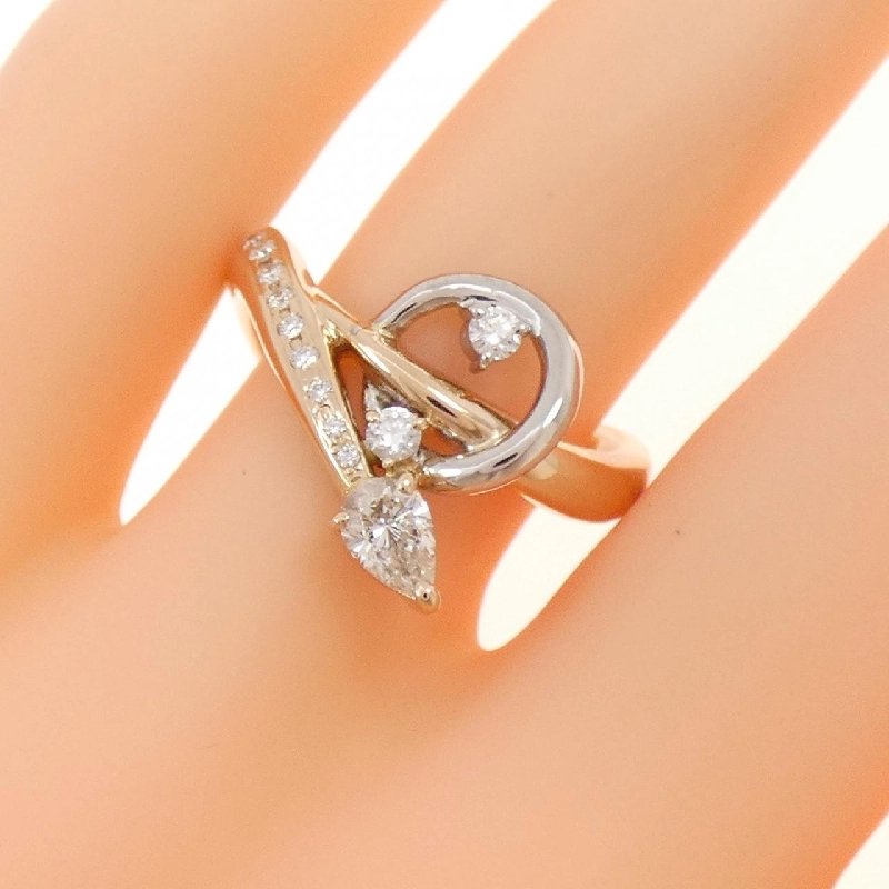 Nhẫn kim cương K18PG/K18WG 0.24CT - Hàng hiệu Chính hãng 853841