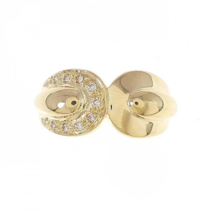 Nhẫn kim cương K18YG 0.08CT 672061