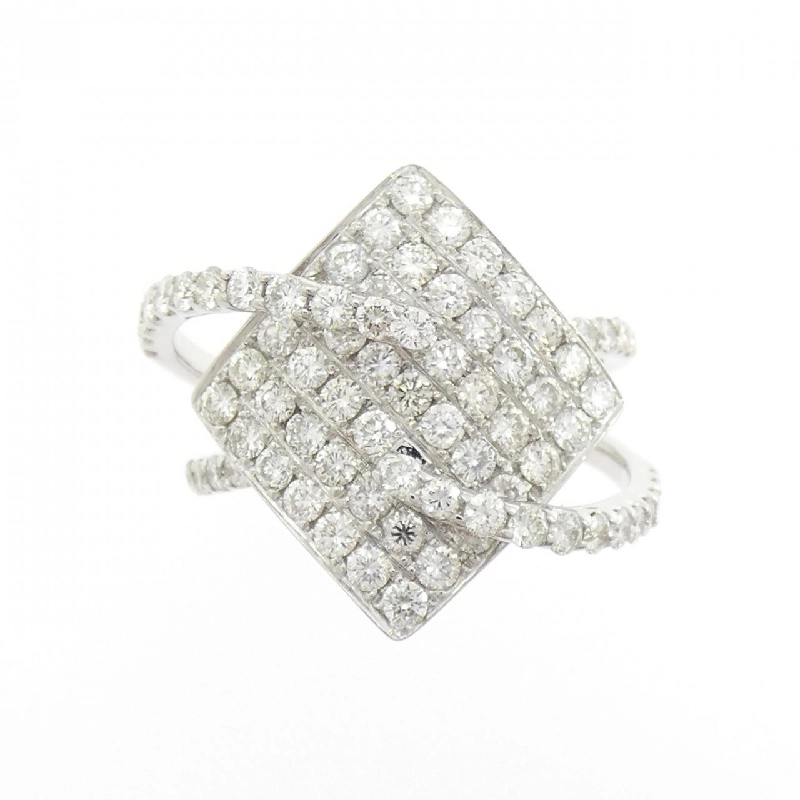 Nhẫn kim cương K18WG 1.65CT - Hàng hiệu Authentic 852176