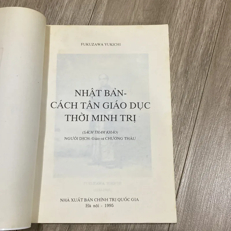 NHẬT BẢN - CẢI CÁCH GIÁO DỤC THỜI MINH TRỊ, FUKUZAWA YUKICHI (XB 1995) 1028983