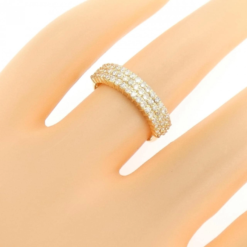 Nhẫn kim cương Pavé K18YG 0.51CT 667224