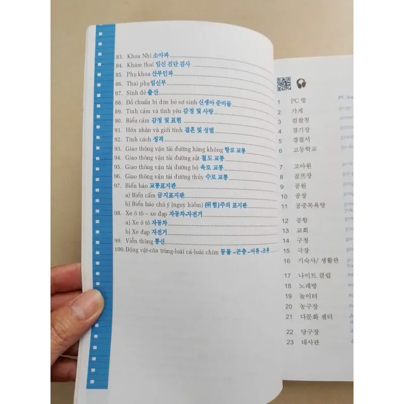 Chinh phục Từ vựng Tiếng Hàn qua 100 Chủ đề 603822