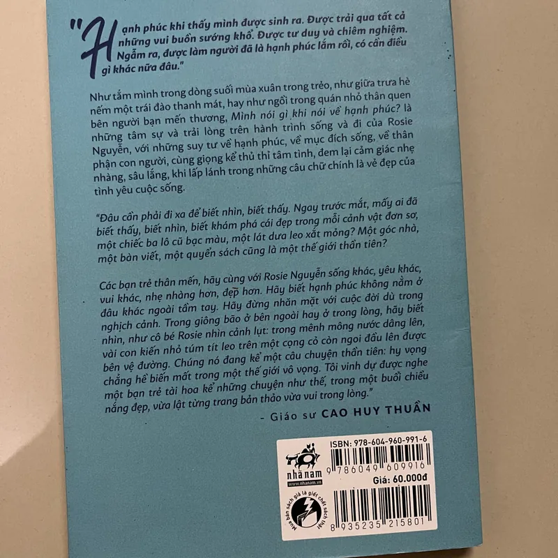 Mình nói gì khi nói về hạnh phúc 572550