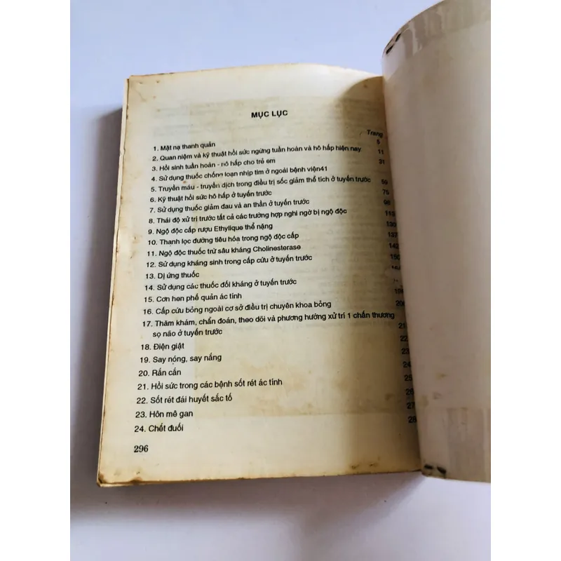 XỬ TRÍ CÁC BỆNH CẤP CỨU THƯỜNG GẶP  707186