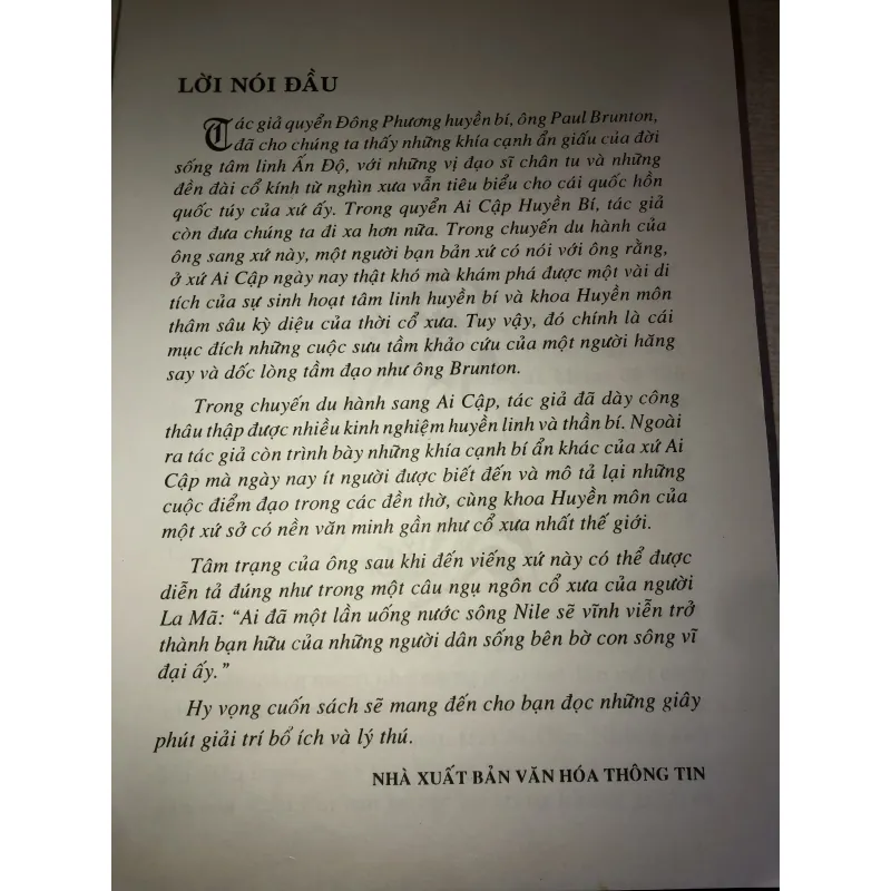 Ai Cập Huyền Bí- Nguyễn Hữu Kiệt dịch  935258