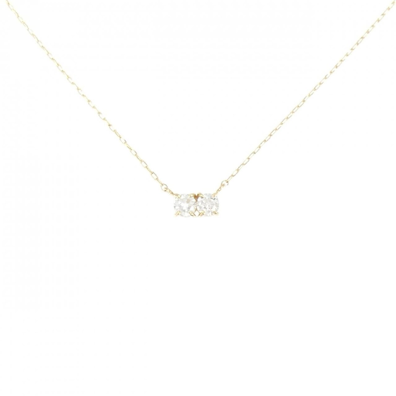 K18YG Dây chuyền kim cương 0.16CT - Hàng hiệu Authentic 861002