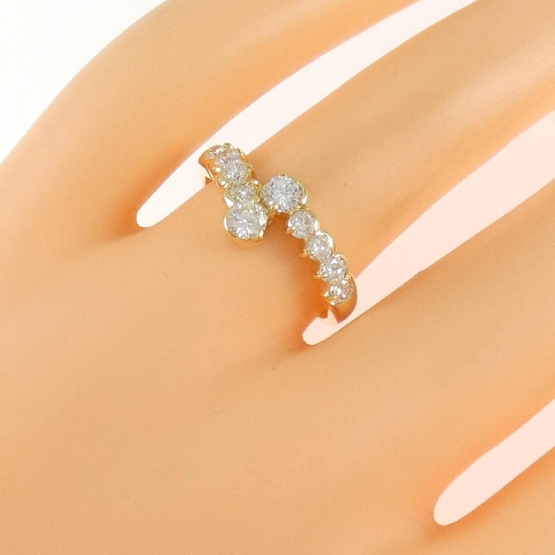 Nhẫn kim cương K18YG 0.74CT 668727