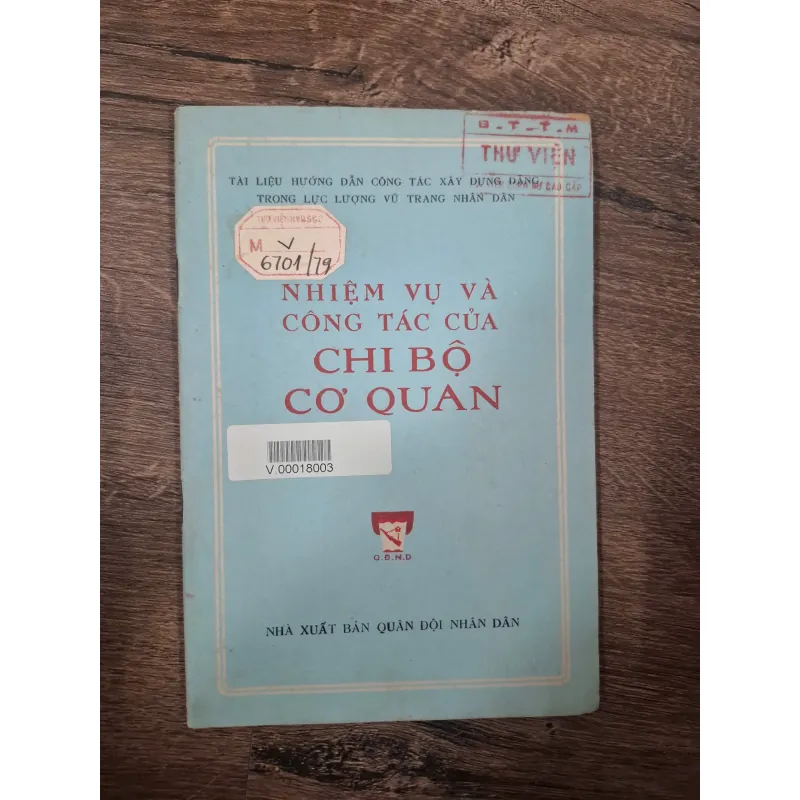 NHIỆM VỤ VÀ CÔNG TÁC CỦA CHI BỘ CƠ QUAN - Tài liệu hướng dẫn công tác xây dựng Đảng 727891