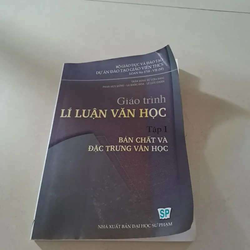 Giáo trình lý luận văn học tập 1 597565