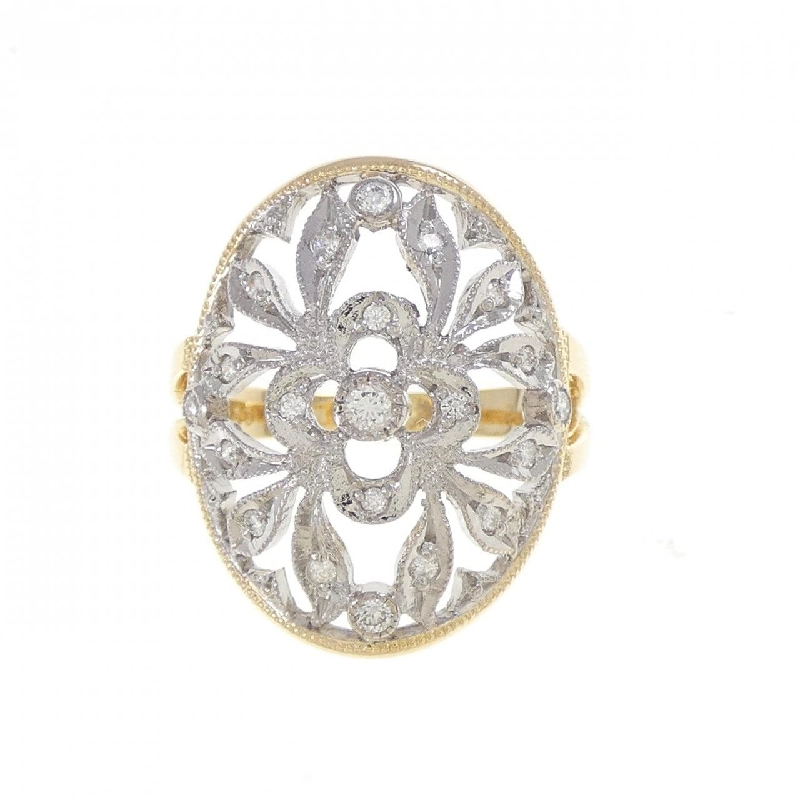 Nhẫn kim cương 750YG/750WG 0.16CT - Hàng hiệu Authentic 853971