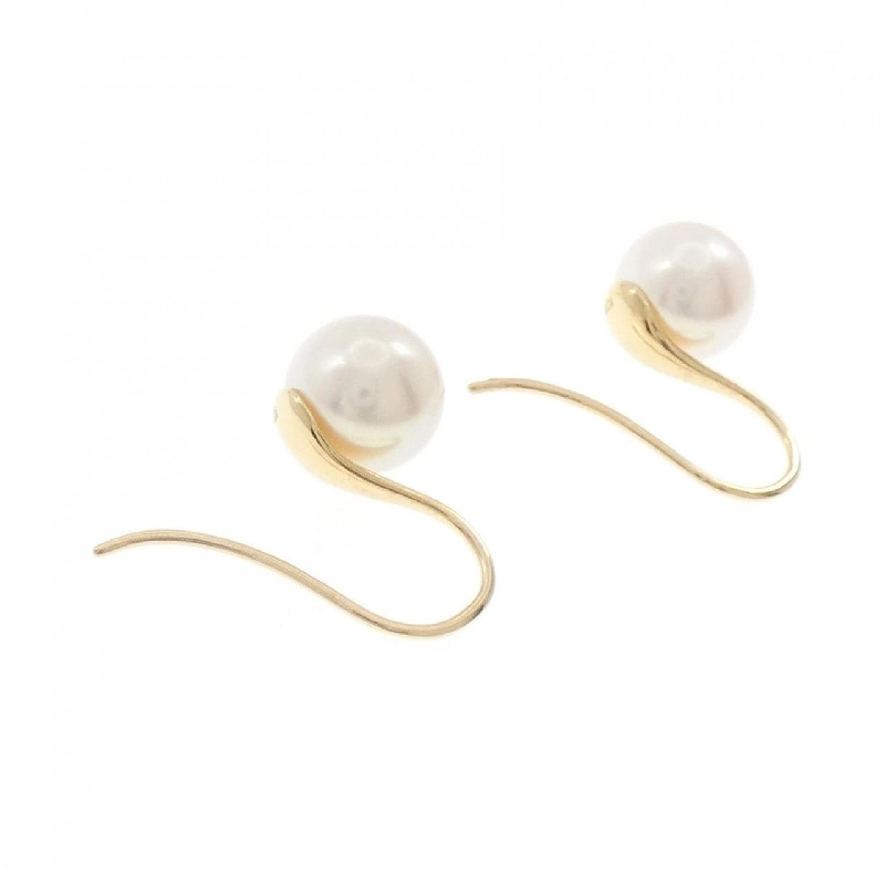 K18YG Bông tai ngọc trai Akoya 9.1mm - Hàng hiệu Chính hãng 876326