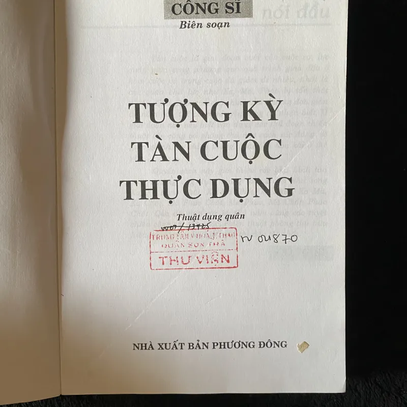 bộ sách "Thuật Dụng Quân" do tác giả Công Sĩ biên soạn 1045983