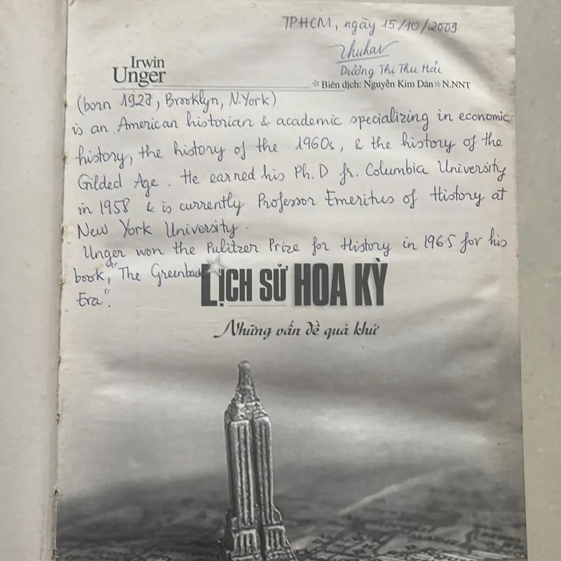 Lịch sử Hoa Kỳ - Những vấn đề quá khứ (Irwin Unger) 995212