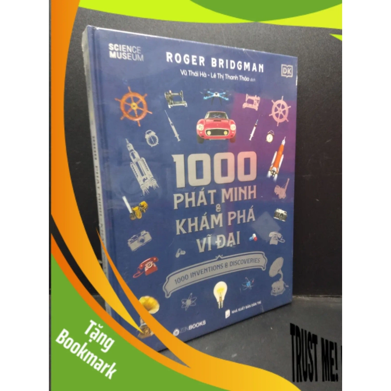 (TẶNG BOOKMARK) 1000 Phát Minh Và Khám Phá Vĩ Đại Roger Bridgman mới 100% RBK1903 khoa học 938032