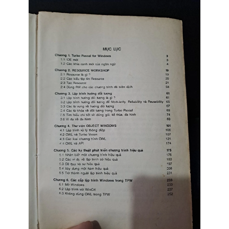 Turbo Pascal cho Windows kỹ thuật & ứng dụng tập 1 mới 70% ố vàng rách gáy 1993 HCM2103 GIÁO TRÌNH, CHUYÊN MÔN 919246