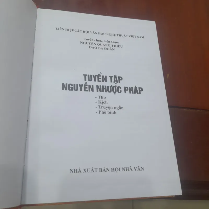 Tuyển tập NGUYỄN NHƯỢC PHÁP - Thơ, Kịch, Truyện ngắn, Phê bình 931107