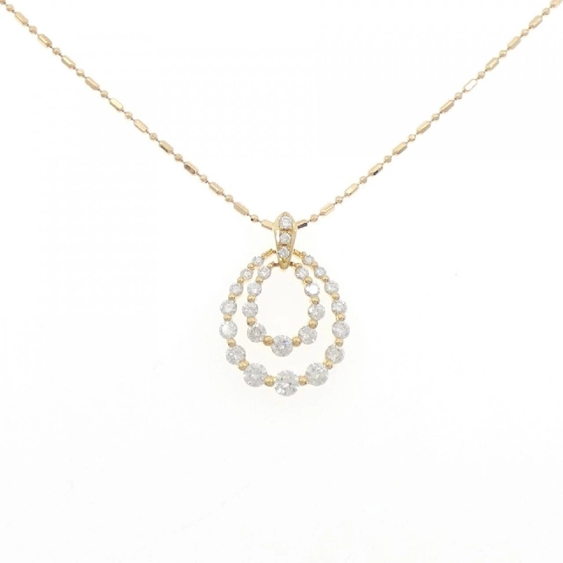 K18YG Dây chuyền kim cương 1.02CT - Hàng hiệu Chính hãng 858303