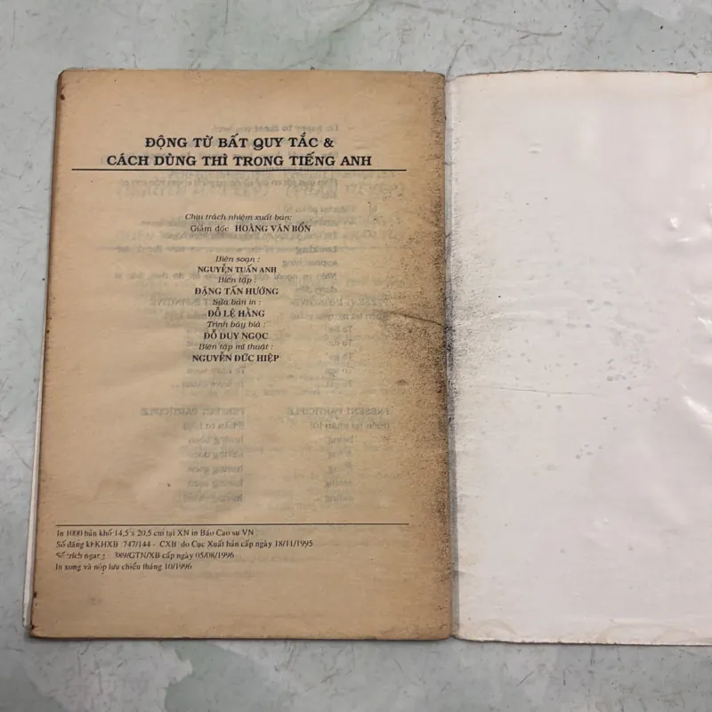 Động từ bất quy tắc và cách dùng thì trong tiếng Anh - 1996s 977271