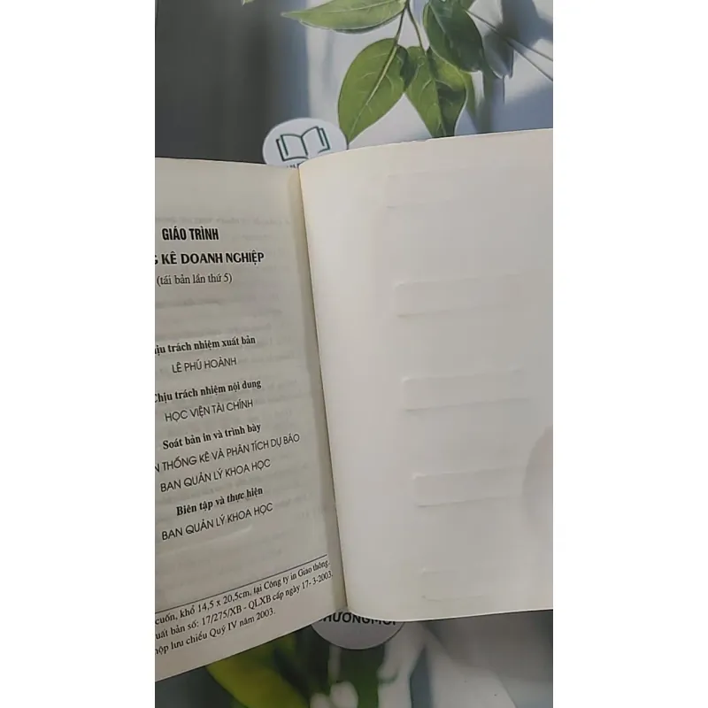Giáo trình Thống kê Doanh nghiệp - Học viện Tài chính 688500