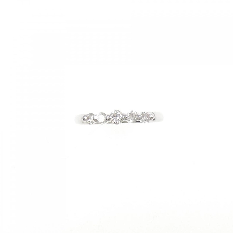 Nhẫn nhẫn ngón út kim cương K18WG 0.20CT - Hàng hiệu chính hãng 850535