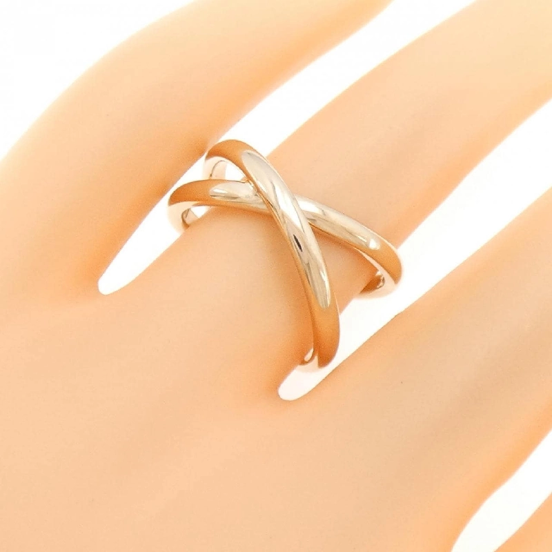 Nhẫn băng giao nhau Mikimoto 673495