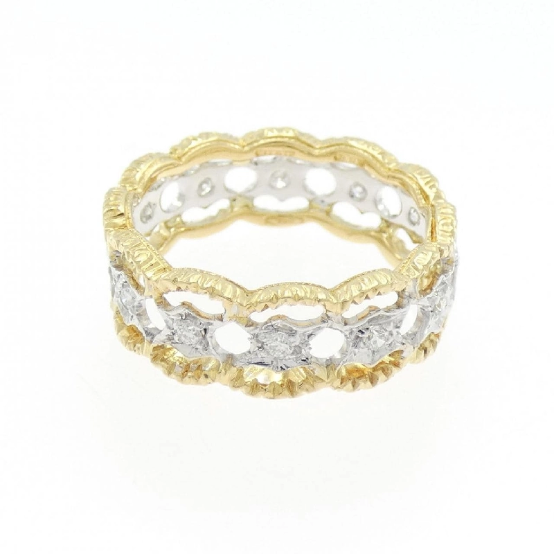 Nhẫn kim cương 750YG/750WG - Hàng hiệu Authentic 852828