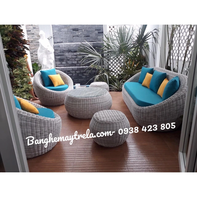 Sofa sò mây nhựa giá rẻ 472546