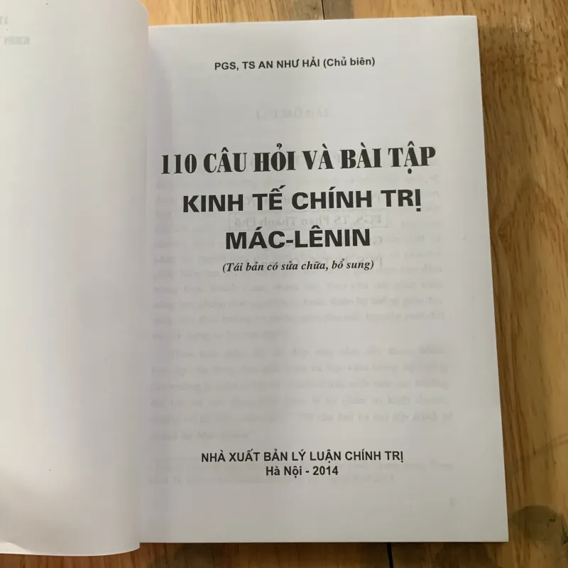 110 câu hỏi và bài tập kinh tế chính trị mác lênin 1022751
