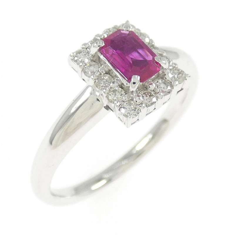 Nhẫn ruby K18WG 0.48CT 665804