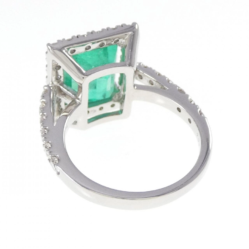 Nhẫn Emerald PT900 4.15CT Xuất xứ Colombia - Hàng hiệu Chính hãng 852846