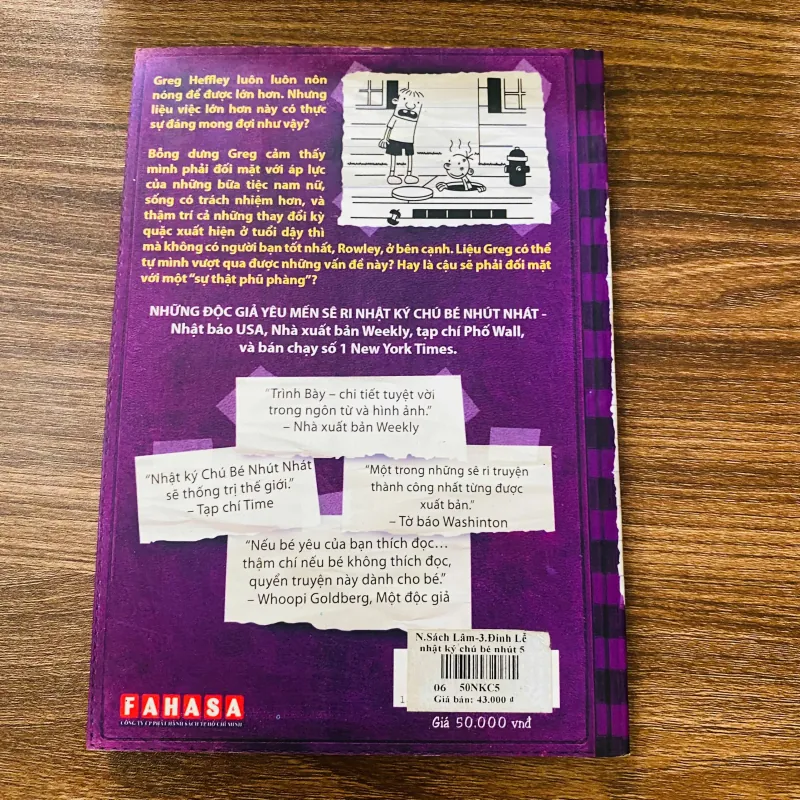 Nhật ký chú bé nhút nhát - Sự thật phũ phàng -  Jeff Kinney#HATRA 973657