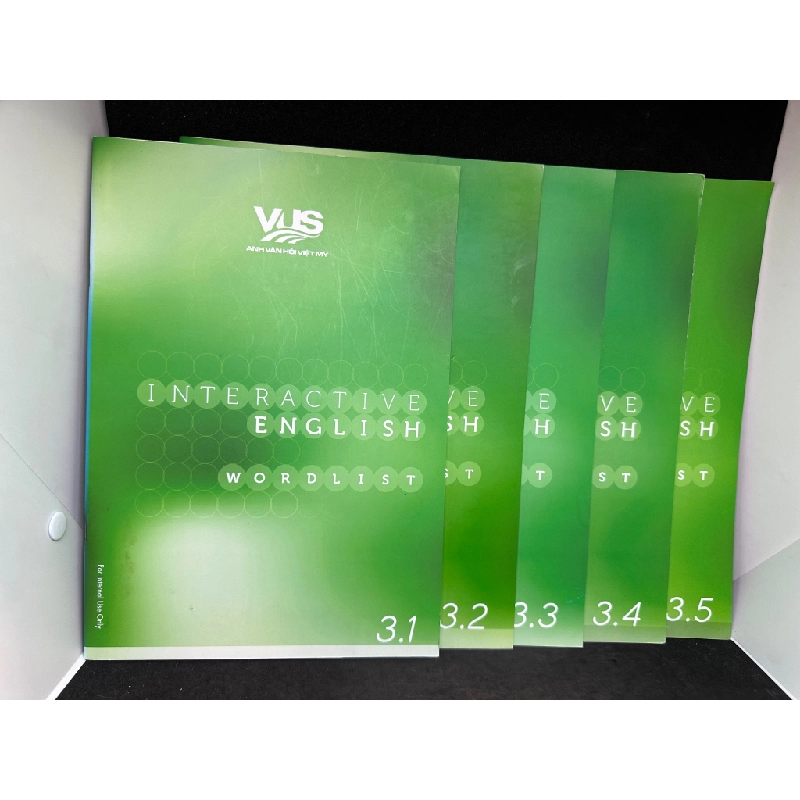 Combo 5 Cuốn Interactive English - Wordlist 3,1-3,5 - Anh Văn Hội Việt Mỹ, Mới 90% SBM2407 450571