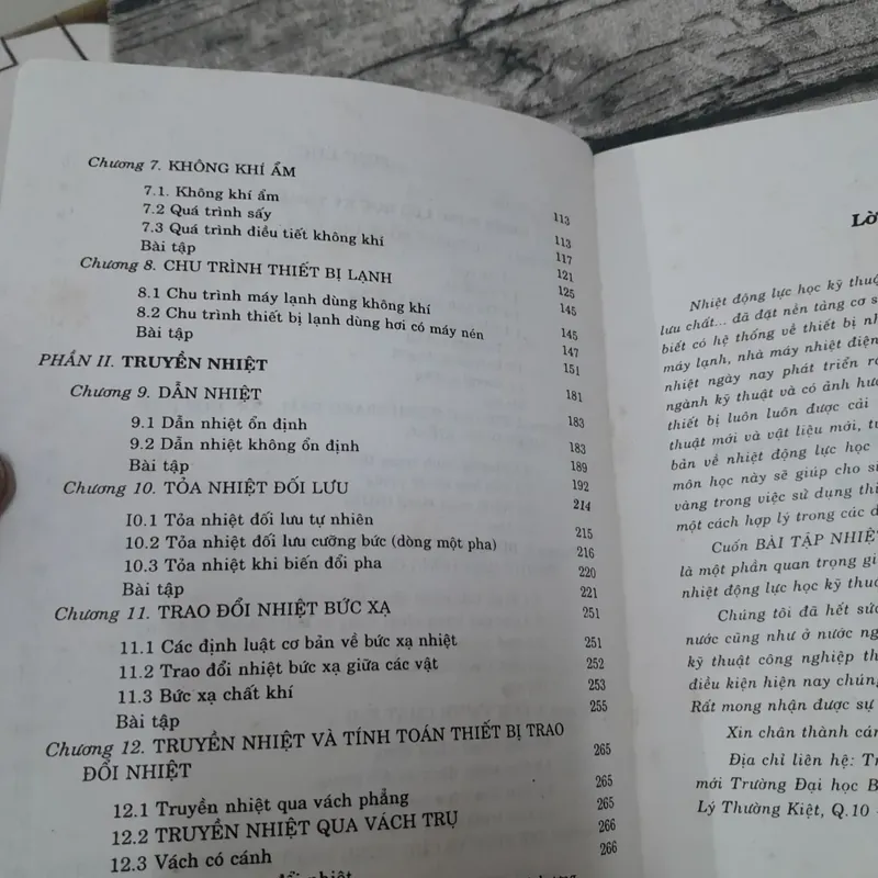 Bài tập Nhiệt Động lực học Kỹ thuật và Truyền nhiệt. Tiến sỹ Hoàng Đình Tín, Bùi Hải 713685