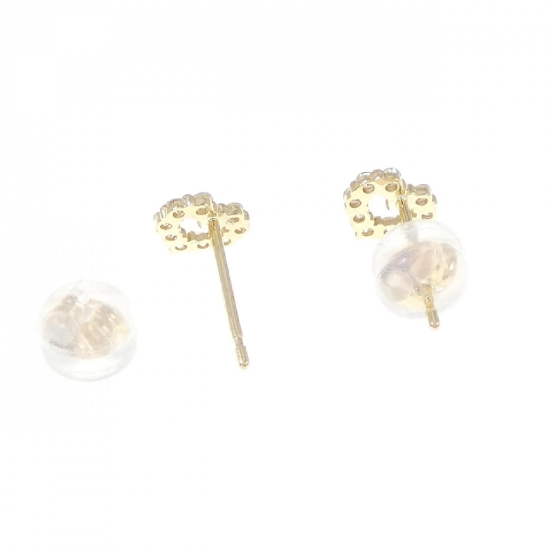 K18YG Bông tai kim cương hình trái tim 0.20CT - Hàng hiệu Chính hãng 869246