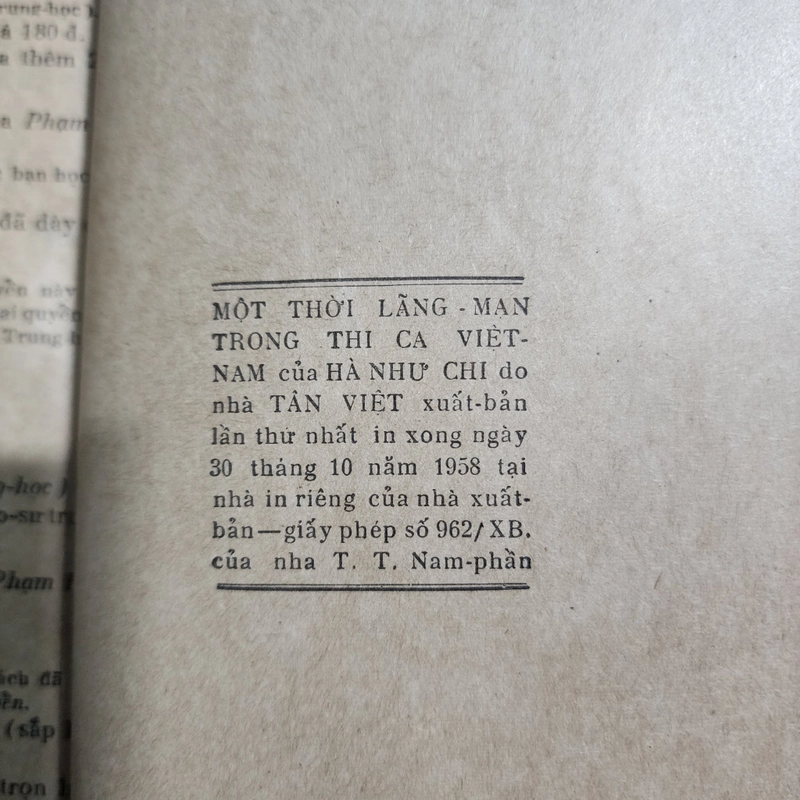 Một thời lãng mạn trong thi ca Việt Nam | Hà Như Chi | 1958 478432