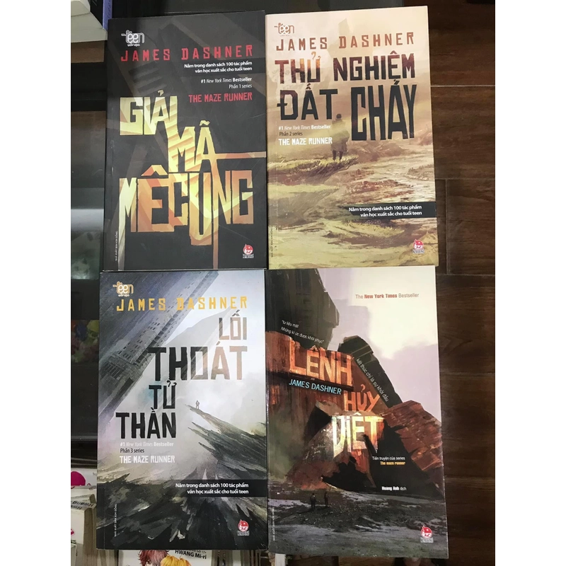 JAMES DASHNER combo 4 cuốn 333145