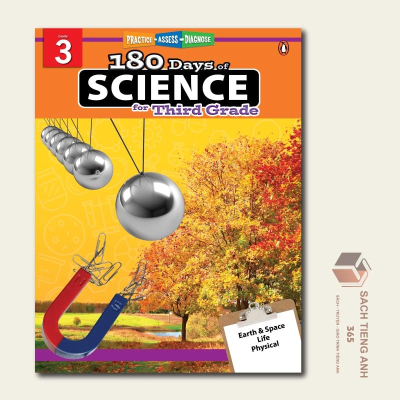 Sách Tiếng Anh - 180 Days of Science – Full 7 cuốn -  mới 56825