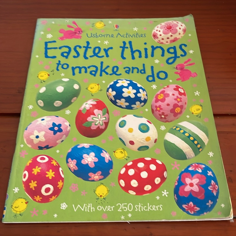 PICTURE BOOK Easter things to make and do 536159