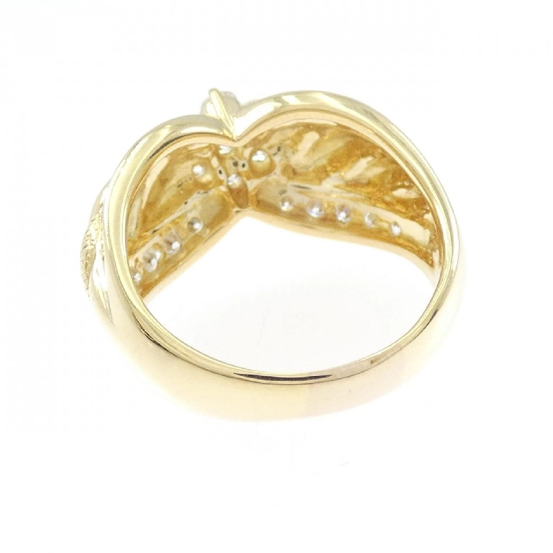 Nhẫn kim cương hoa K18YG 0.71CT - Hàng hiệu Authentic 847192