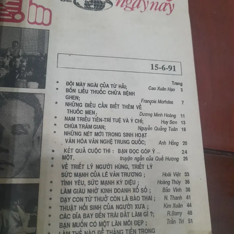 Bán nguyệt san KIẾN THỨC NGÀY NAY số 62 ngày 15-6-1991 734982